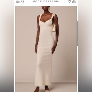 JACQUEMUS Alca knit maxi dress